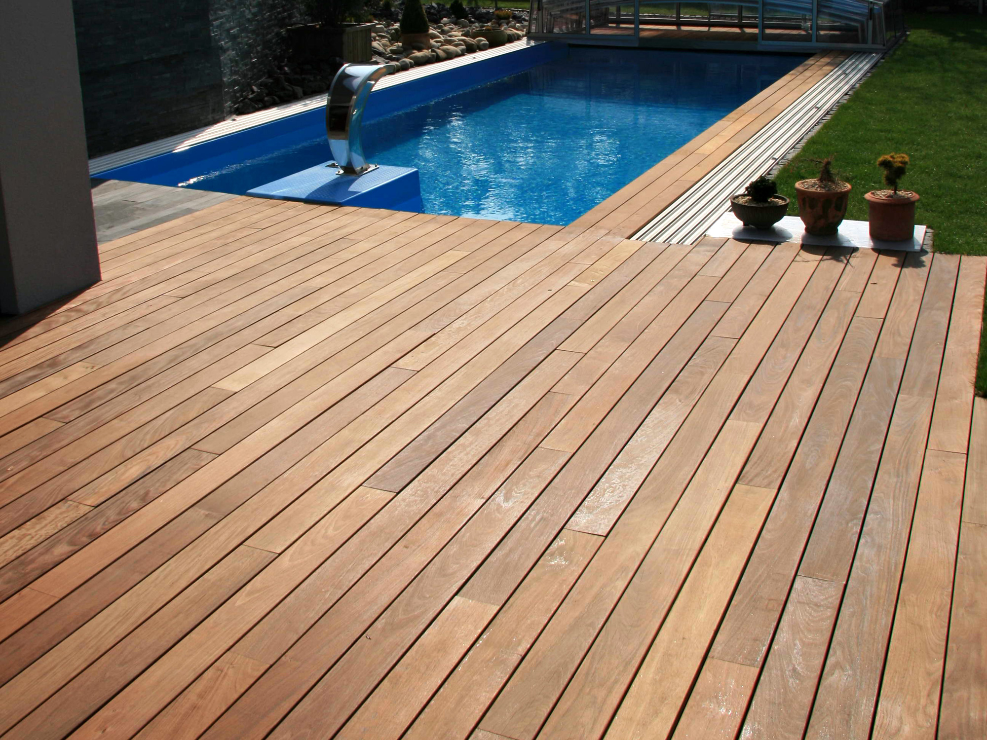 Ipe Terrassendielen, 21x145 mm, KD, glatt/glatt