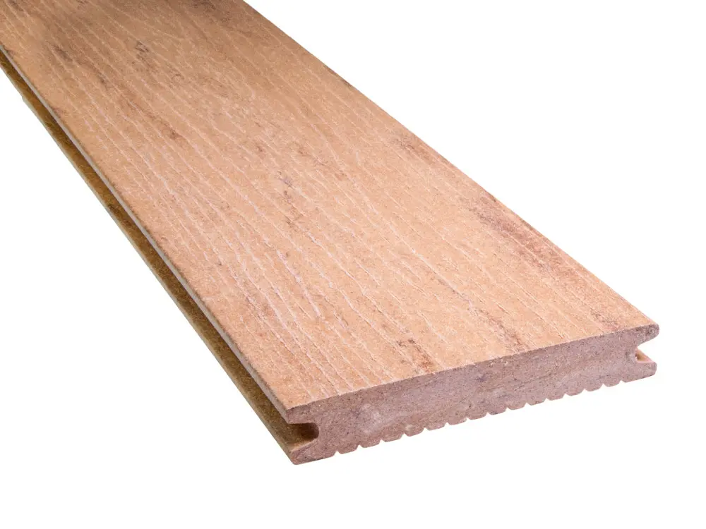 00021589~~10~Die-Naturlinie-WPC-Terrassendielen-Holzmaserung-fein-geriffelt-Eichenbraun-Vollprofil