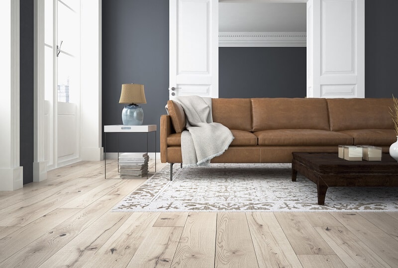 Holzboden im Wohnzimmer