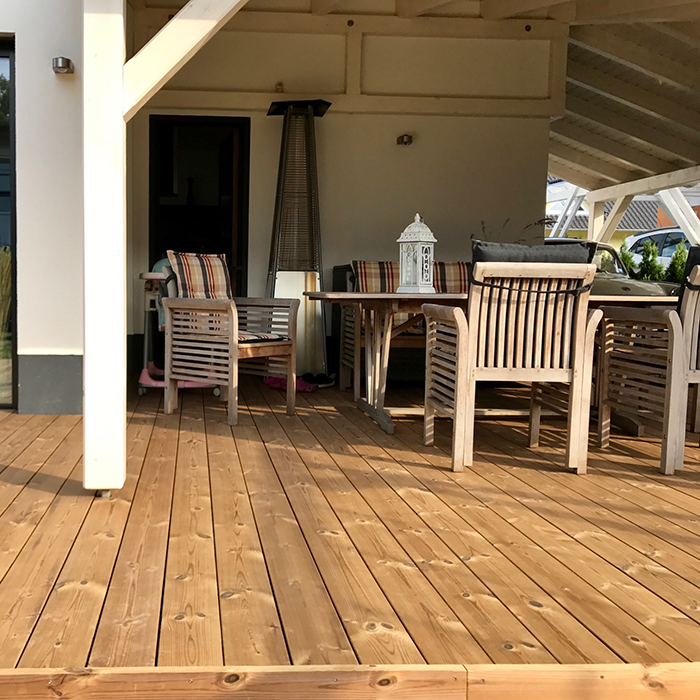 Thermokiefer Terrassendielen