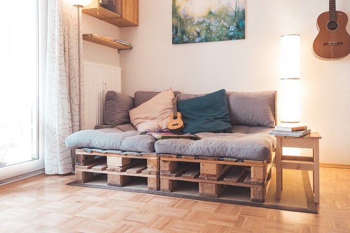 Chillecke aus Paletten
