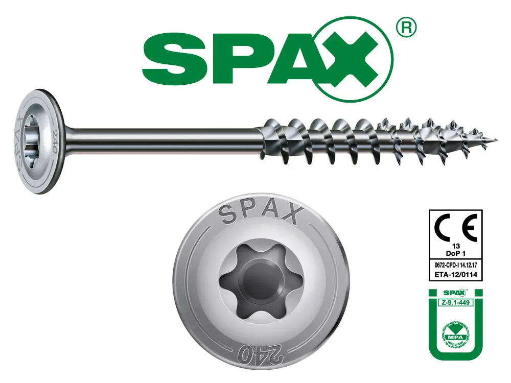 00020894~~01~8x180mm-SPAX-Holzbauschrauben-HI-FORCE-T30-WIROX-beschichtet-Tellerkopf-Teilgewinde-16Stueck