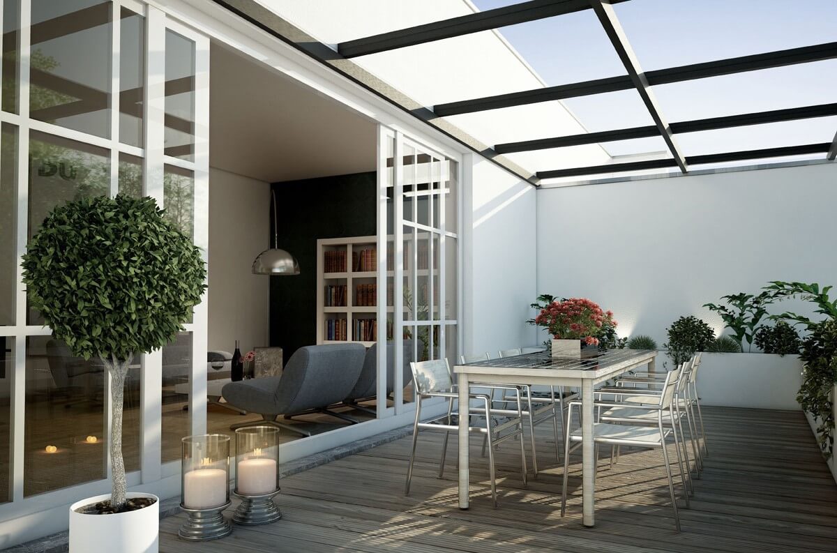 Terrassenüberdachung Alu