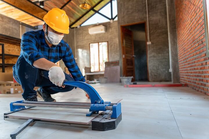 Keramikplatten schneiden