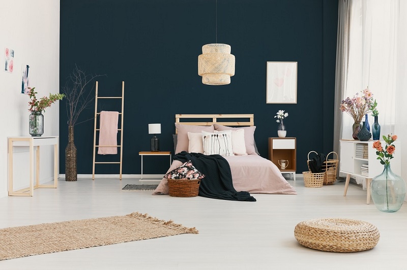 Dekoratives Schlafzimmer