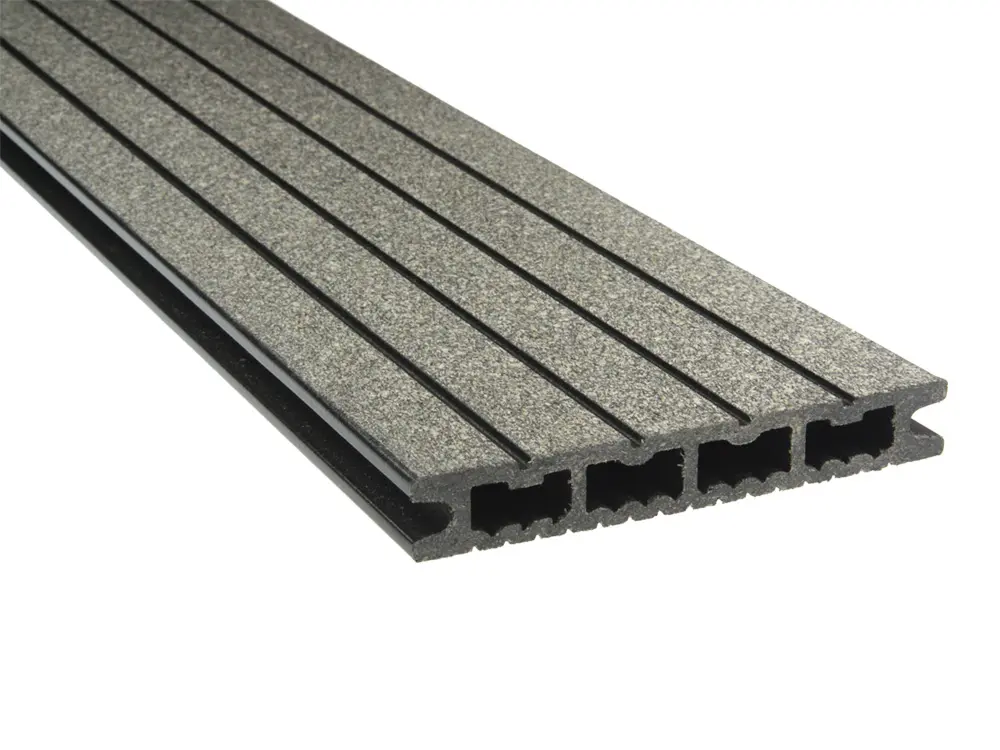 00020721~~09~21x139mm-Die-Kompakte-WPC-Terrassendielen-ANTHRAZIT-grob-fein-gebuerstet-Hohlkammerprofil