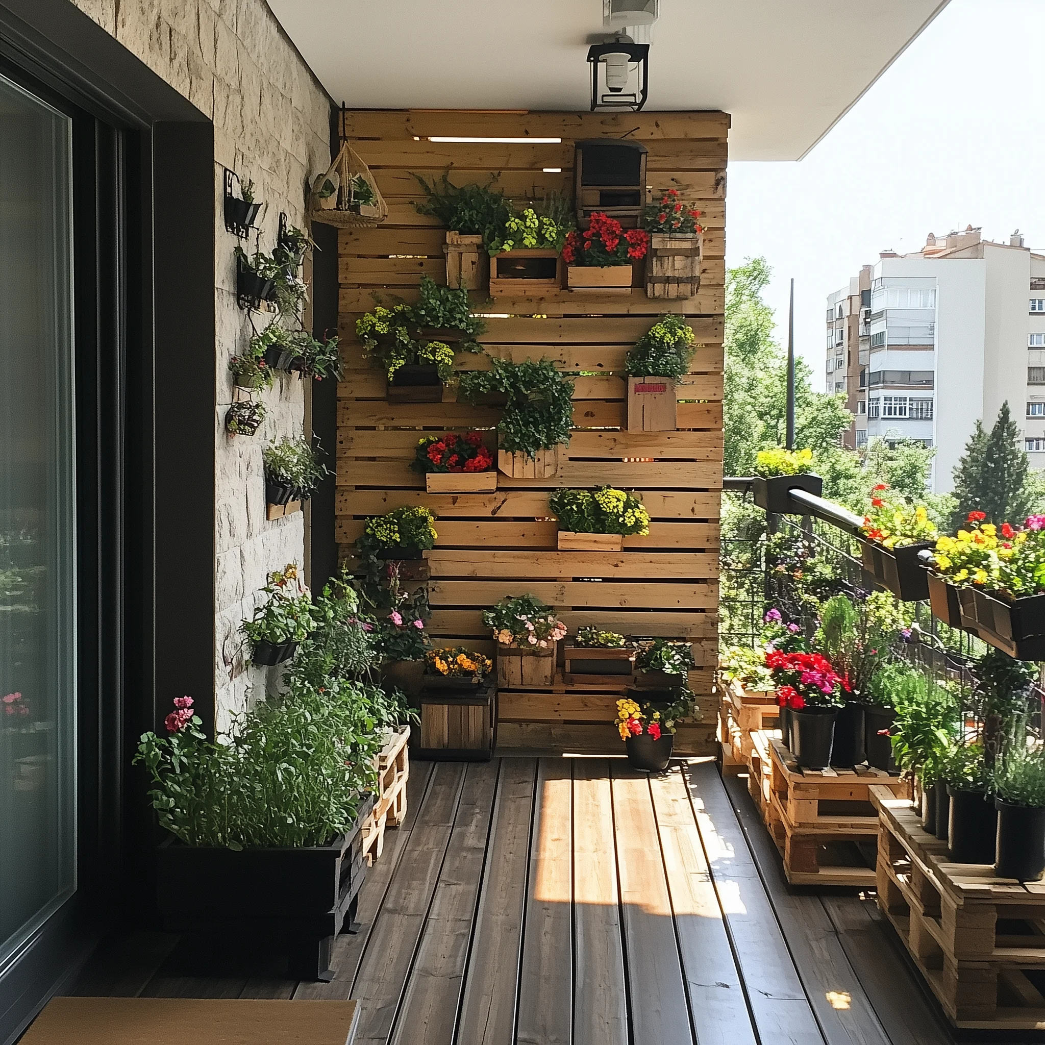 Vertikale Gärten für die Terrasse: Platzsparende Ideen