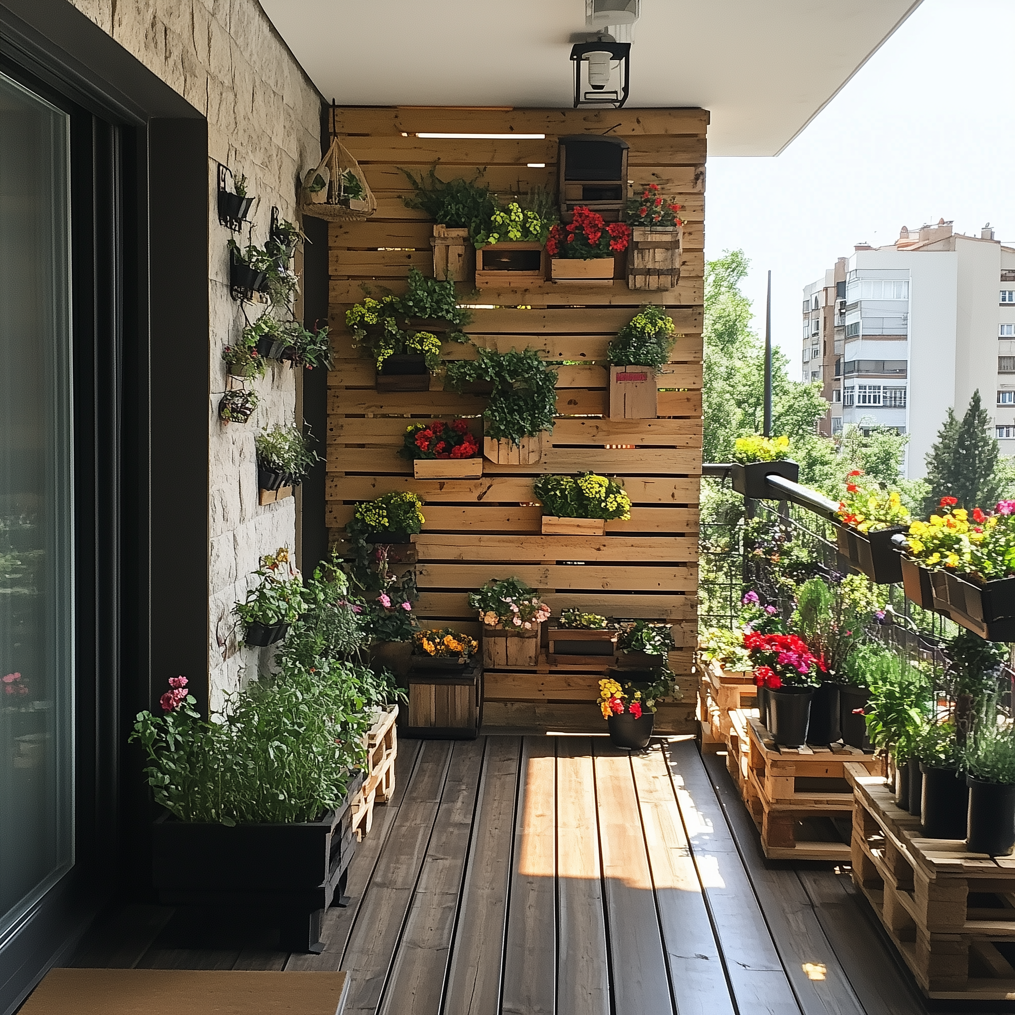Vertikale Gärten für die Terrasse: Platzsparende Ideen