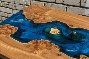 River Table Epoxidharz-Tisch - die fließende Schönheit