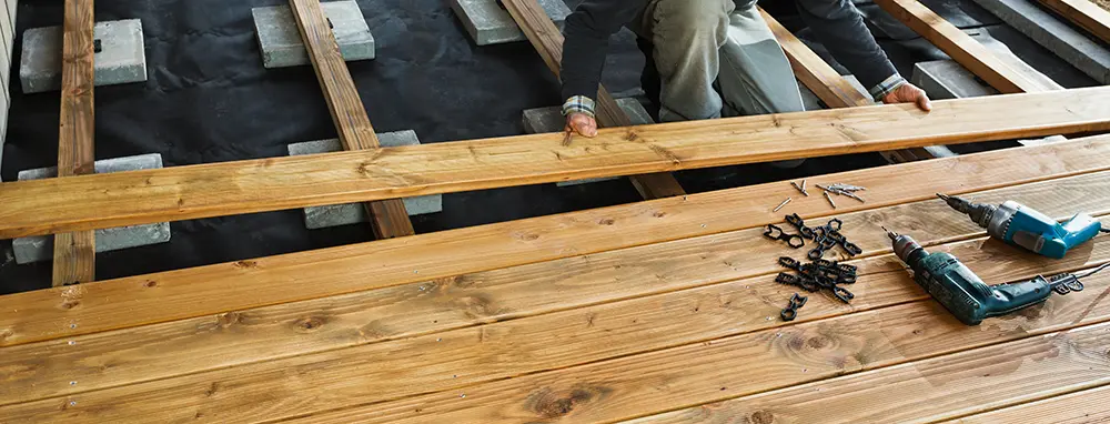 Terrassendielen Montage