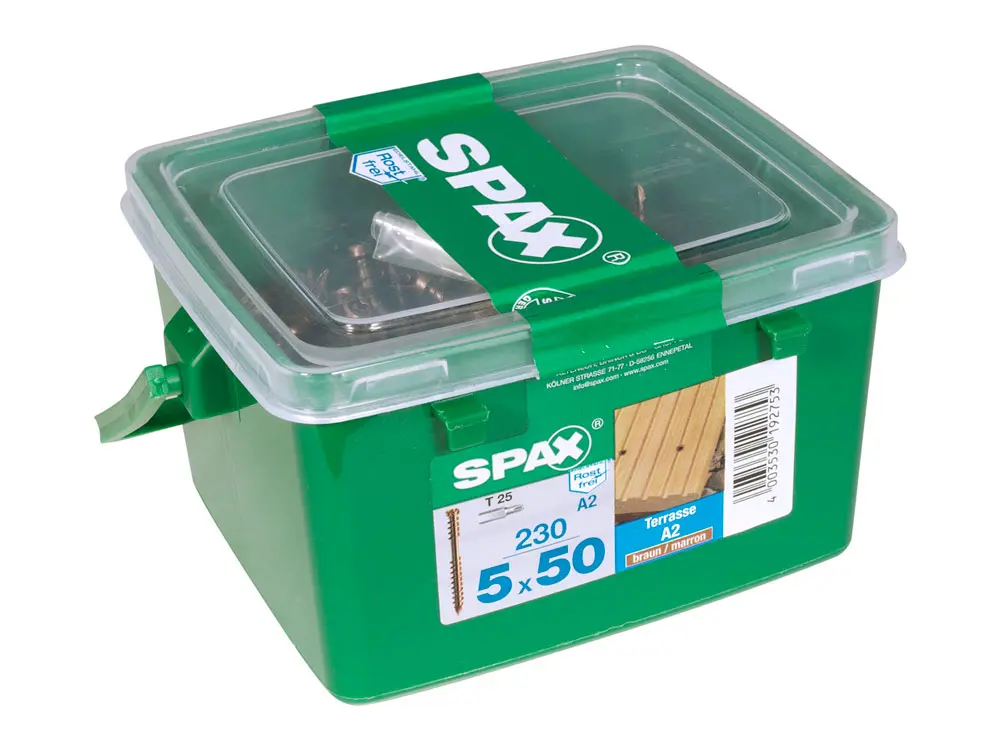 00010279~~02~Spax_Terrassenschrauben_Schrauben_5x50_mm_V2A_brueniert_HKB_230_Stk