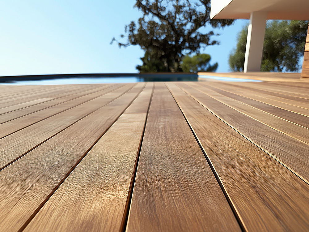 Ipe Terrassendielen, 45x140 mm, AD, glatt/glatt