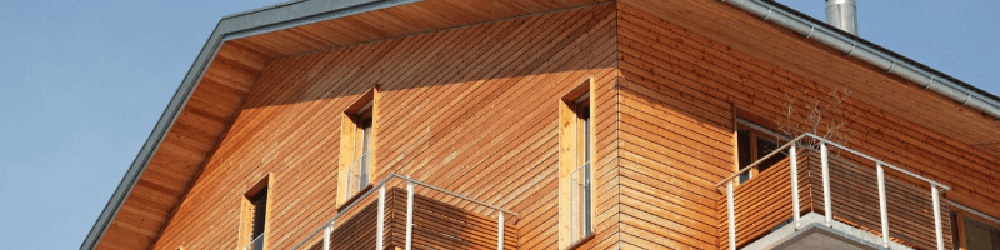 Fassade aus Holz