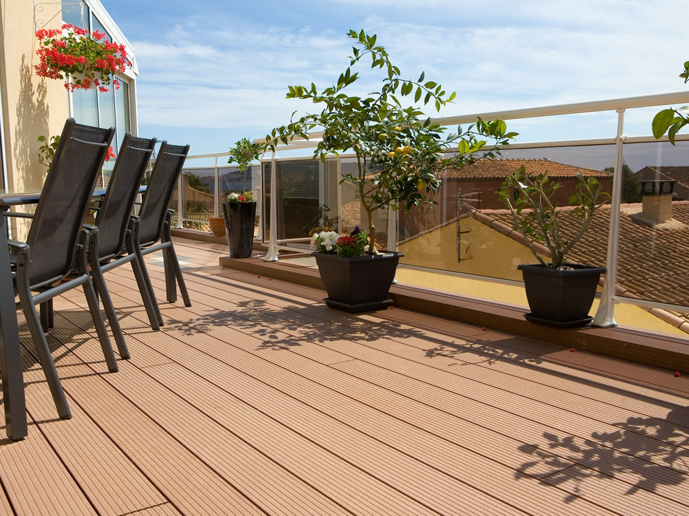 28x150 mm UPM ProFiDeck WPC Terrassendielen, herbstbraun