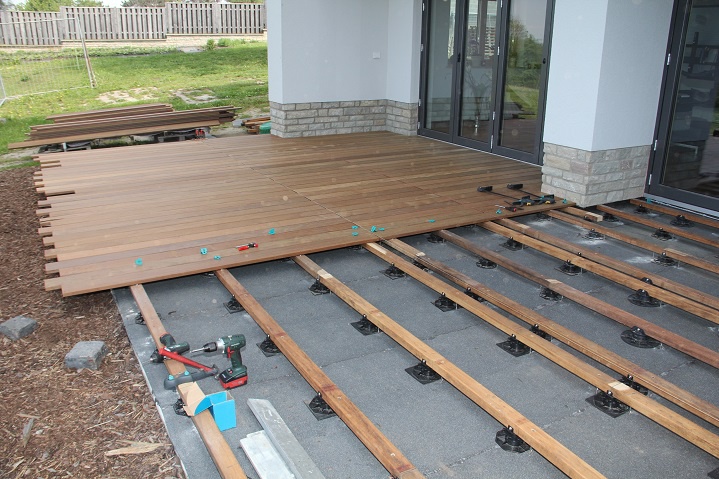 Unterkonstruktion Holzterrasse