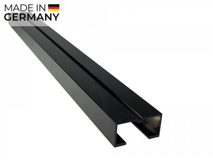 KAHRS Aluminium Unterkonstruktion, 31x60 mm, schwarz, *light* für unsichtbare Befestigung_1