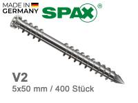 5x50 mm SPAX Terrassenschrauben A2, HKB groß, 400 Stück/ Paket_1