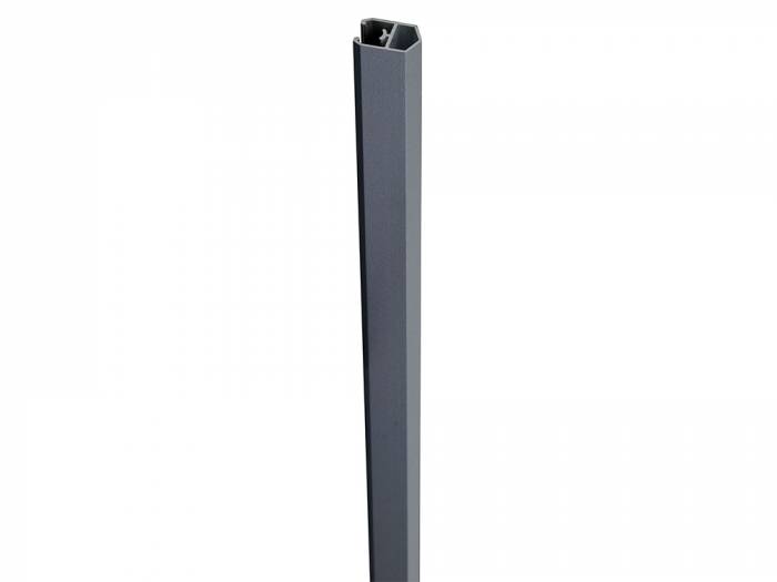 KAHRS Solid Zaun-Abschlussprofil, Anthrazit DB703, 180 cm Länge_10
