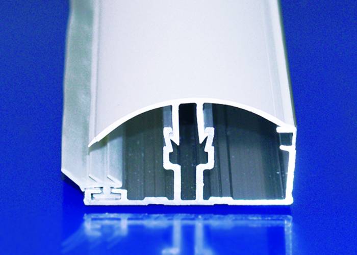 Verlegesystem für 10+16 mm Stegplatten, PVC, Klemmprofil Rand, A4 Kompl. mit 1 Dichtlippe&1 PVC-Oberteil_1