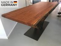 Tischplatte Baumscheibe Angelim Pedra 45 mm, (6) Naturbaumkante, Oberfläche Rubio Monocoat Pure_1