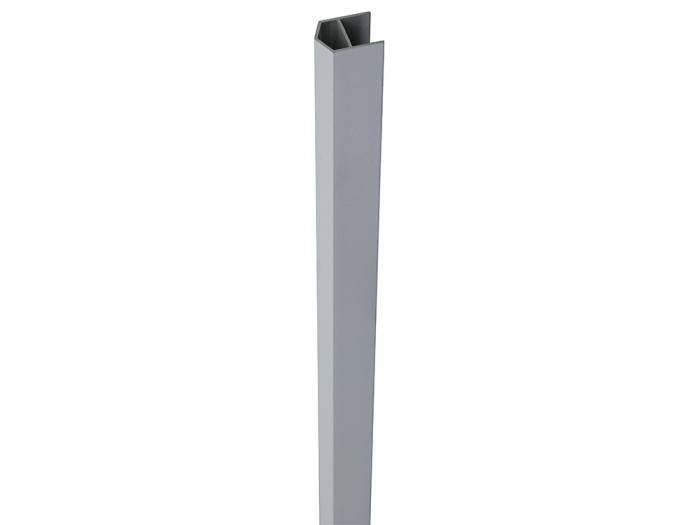 KAHRS Solid Zaun-Abschlussprofil, Silbergrau, 180 cm Länge_10
