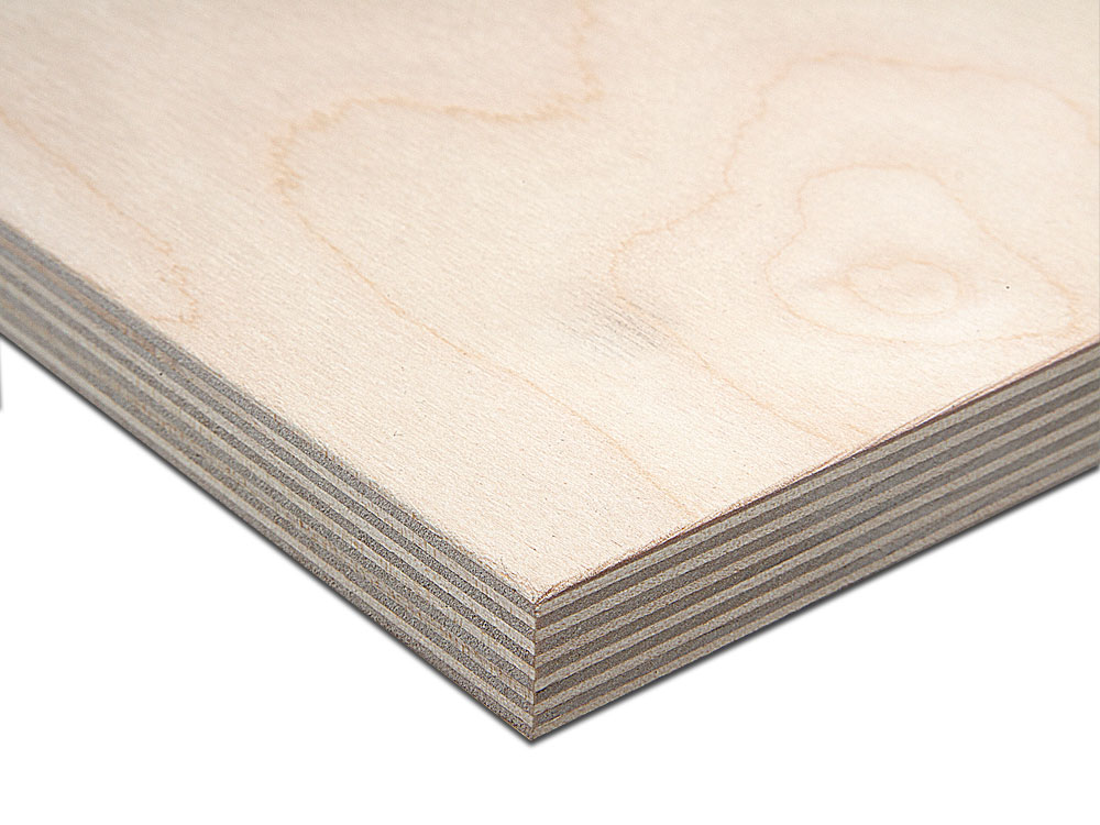 Holzplatte 20,4€/m² 4 Platten Sperrholz Multiplex Birke  10mm 152 x 30 cm 