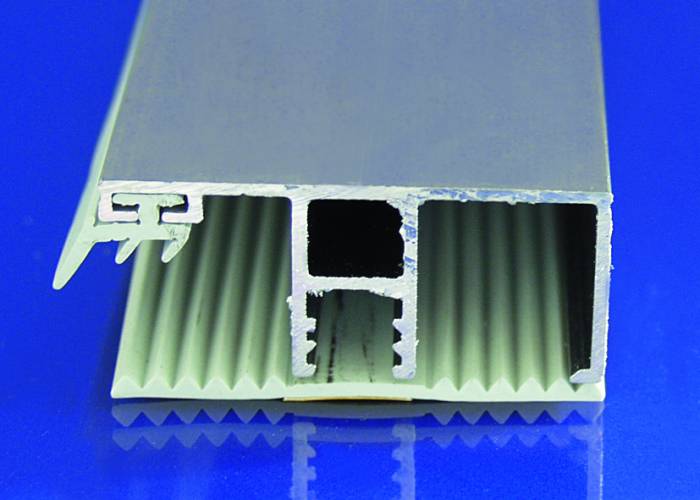 Alu-Verlegesystem für 16 mm Stegplatten, Deckprofil Rand, A2, Komplett mit 1 Dichtlippen & 1 Auflagegummi_1