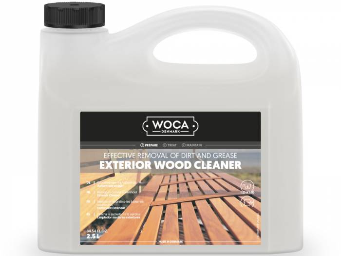 WOCA Exterior Wood Cleaner, 2,5 L, Reiniger für naturgeölte Oberflächen_1