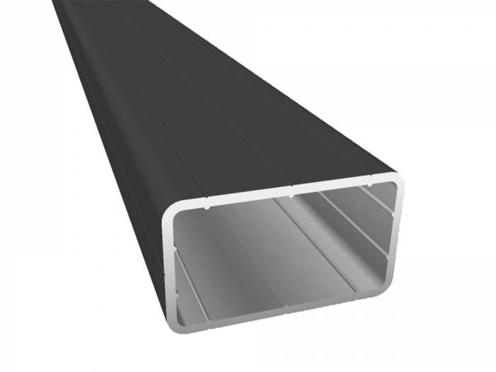 KAHRS Aluminium Unterkonstruktion, 29x49 mm, schwarz, *eco*_1