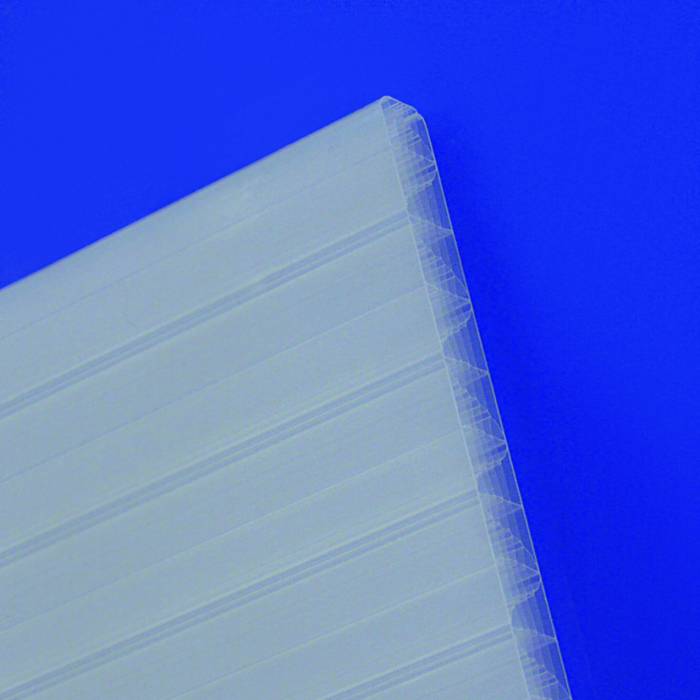 Hohlkammerplatten aus Polycarbonat, 25 mm, "Thermo", klar, energiesparend durch 6-fach-Struktur, Longlife-Qualität_1