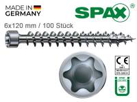 6,0x120 mm SPAX Zylinderkopfschrauben "IN.FORCE", T-Star plus Wirox, 100 Stück_1