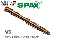5x50 mm SPAX Terrassenschrauben A2, antik HKB, 230 Stück/ Paket_1