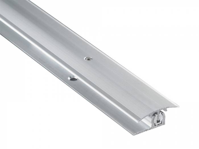 PROVARIO Universal Übergangsprofil mit Drehgelenk, Höhenverstellung: 7-18 mm, Aluminium eloxiert silber, 900 mm_1