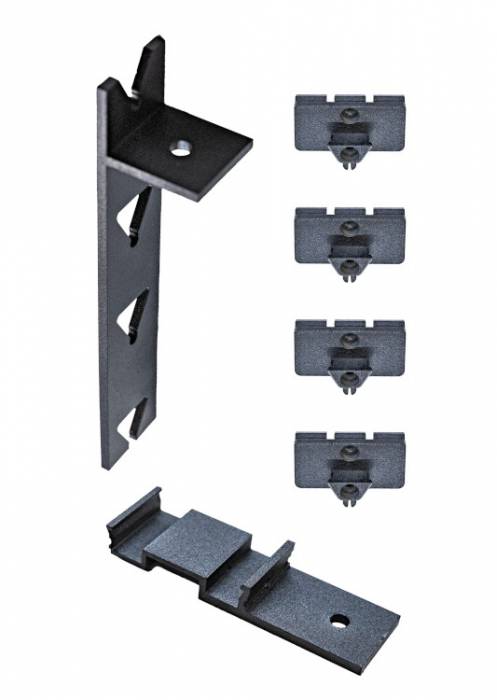 Karle & Rubner QLICK Halter zur Seitenverblendung, für 2x 140mm breite Dielen + Adapter & Schrauben_1