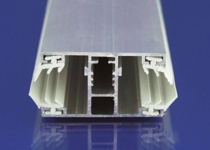Hochwertiges Alu-Verlegesystem für 16 mm Stegplatten, A1, Schraubprofil Mitte Komplett mit 4 Dichtlippen_1