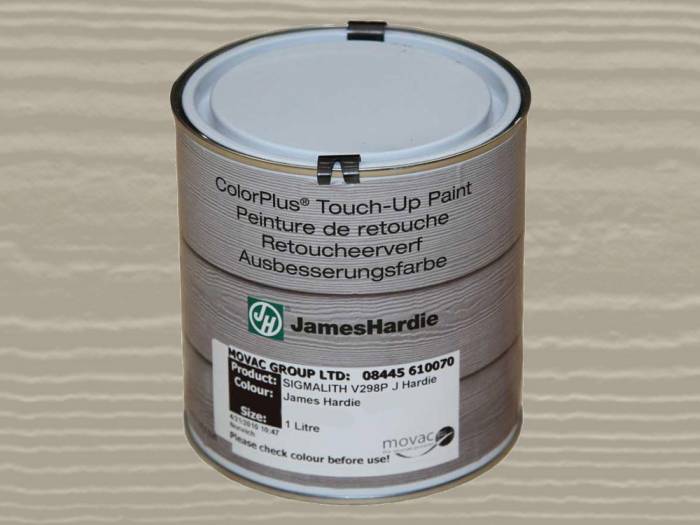 JamesHardie Touch-up Paint, für den Schnittkantenanstrich, JH 40-20 Monte. Taupe, 0,5L_1