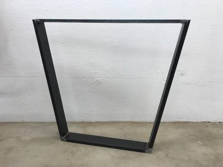 Tisch-Untergestell Simple II, Stahl klar lackiert_1