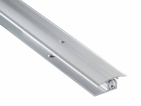 PROVARIO Universal Übergangsprofil mit Drehgelenk, Höhenverstellung: 7-18 mm, Aluminium eloxiert silber, 2700 mm_1