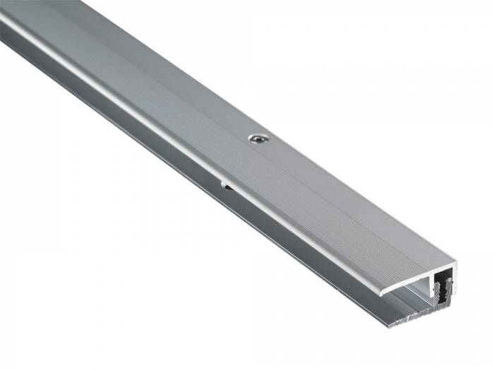 PROVARIO Universal Abschlussprofil, Höhenverstellung: 7-18 mm, Aluminium eloxiert Edelstahl, 2700 mm_1