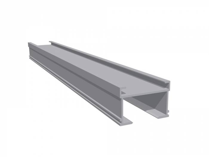 KAHRS Aluminium Unterkonstruktion, 40x60 mm, blank, *uni* für sichtbare Befestigung_1