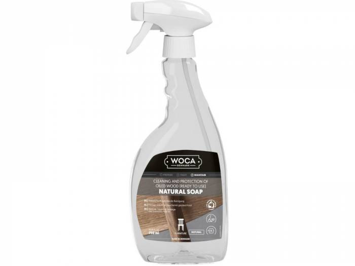 WOCA Holzbodenseife in Sprühflasche, 0,75 L, natur, zur Reinigung & Pflege naturgeölter Holzoberflächen_1