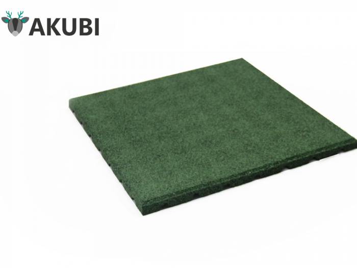 Karibu Zubehör - Fallschutzmatte grün, für Spieltürme und Schaukeln_1
