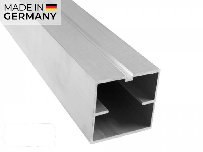 KAHRS Aluminium Unterkonstruktion, 60x60 mm, blank, *x-strong* für weite Abstände, B-Ware, pro Stück ca. 10 bis 60 cm Verformungen vorhanden_1