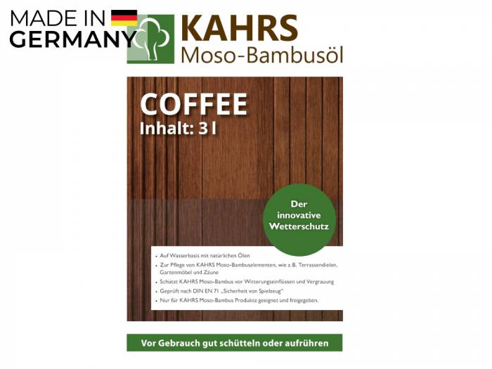 KAHRS Moso-Bambusöl, *coffee*, 3 L, PET-Kanister_1