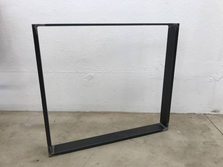 Tisch-Untergestell Simple I, Stahl klar lackiert_1