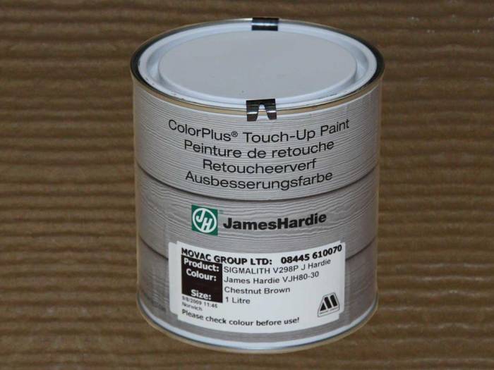 JamesHardie Touch-up Paint, für den Schnittkantenanstrich, JH 80-30 Kastanienbr., 0,5L_1