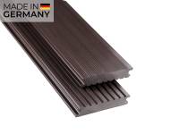 26x145 mm Kovalex® Standard WPC-Terrassendiele, graubraun, ungebürstet, Vollprofil Längen:1,00 bis 6,00m, Profil: grob/fein_1